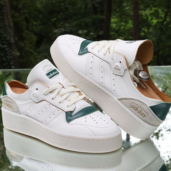 Adidas Rivalry Summer Low White Green Size 10 - Picture 7 of 13